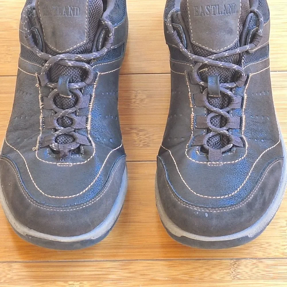 Eastland Mens Elliott Walking Oxfords Brown Lace Up Dad Athletic Comfort Shoe 10